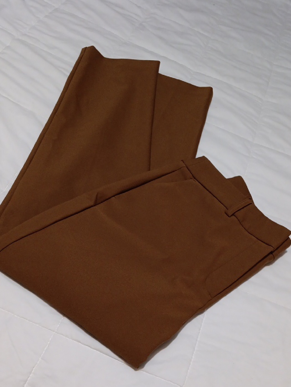 Rachel Zoe Chestnut Brown High-Waist Trousers